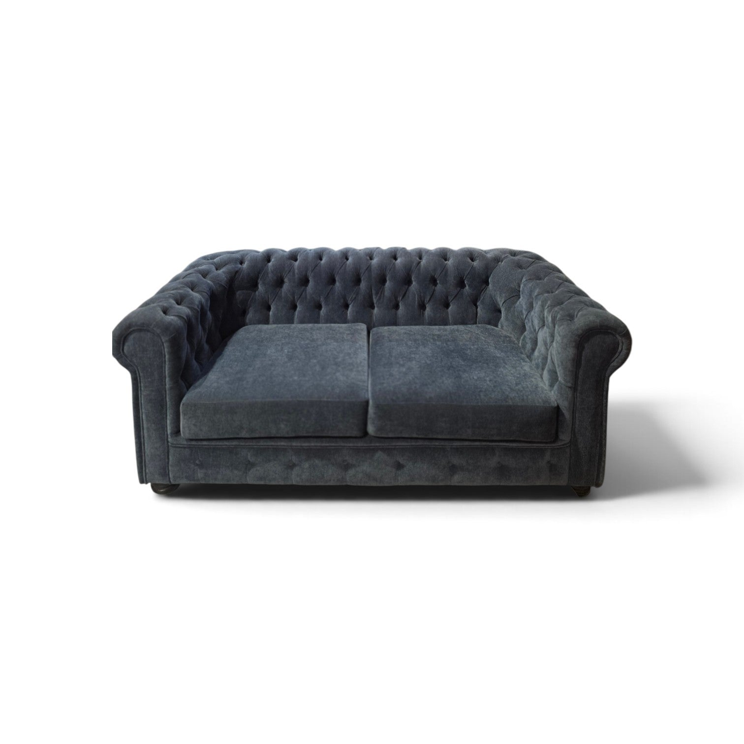 Chesterfield deep seat two-seater couch