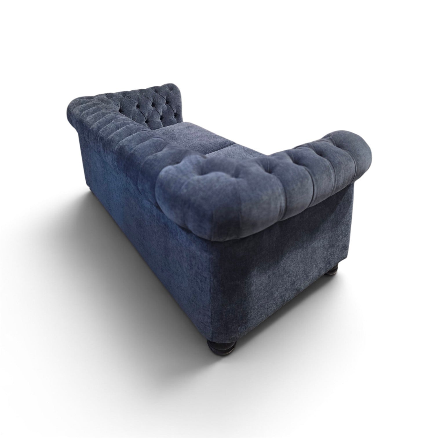 Chesterfield deep seat two-seater couch