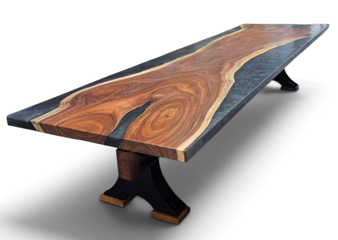 Foundry kiaat dining table