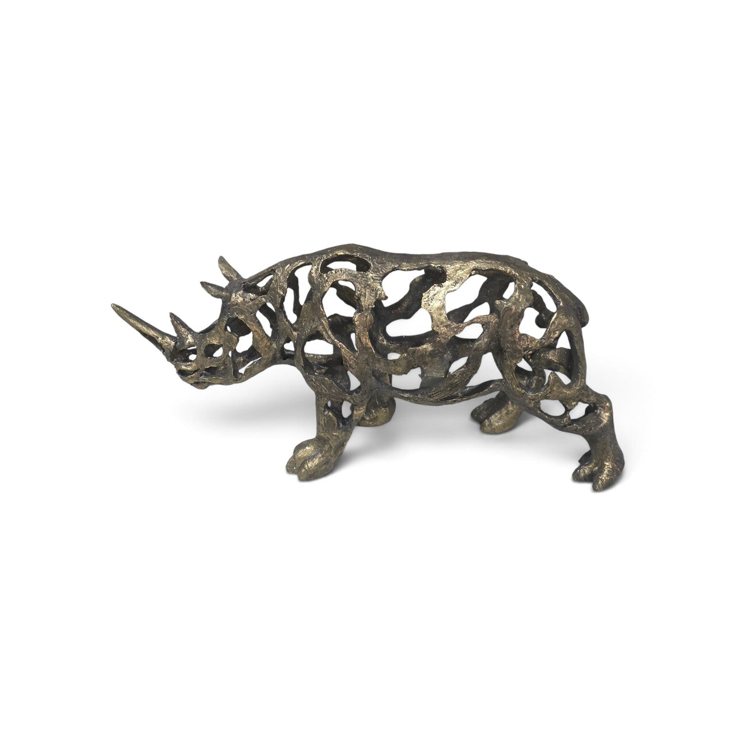 Rhino sculpture decor