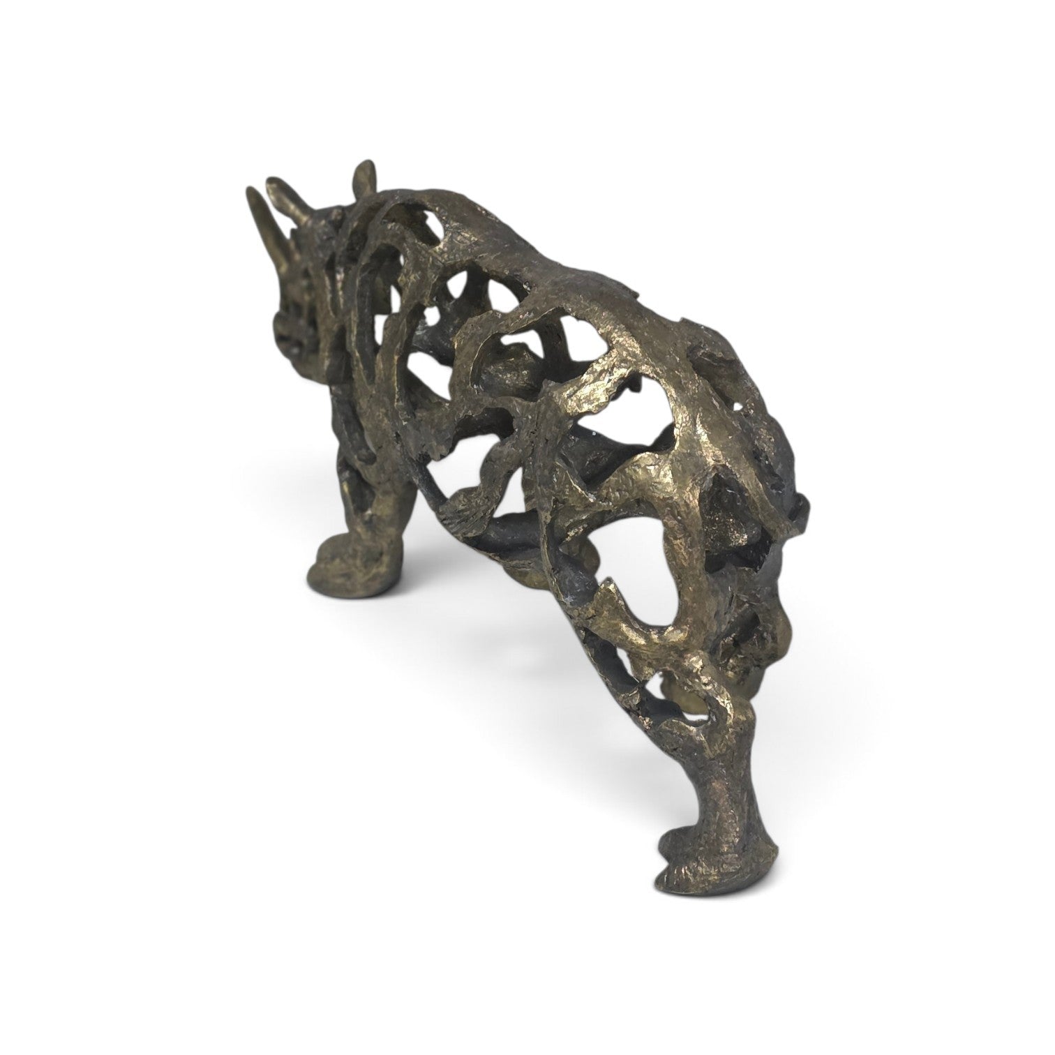 Rhino sculpture decor