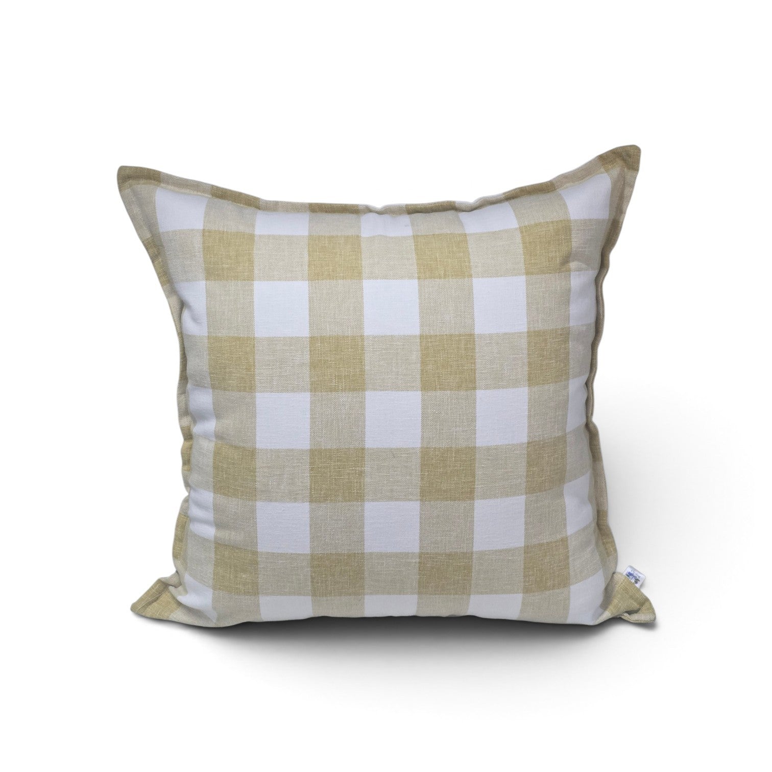 Harvest beige check scatter