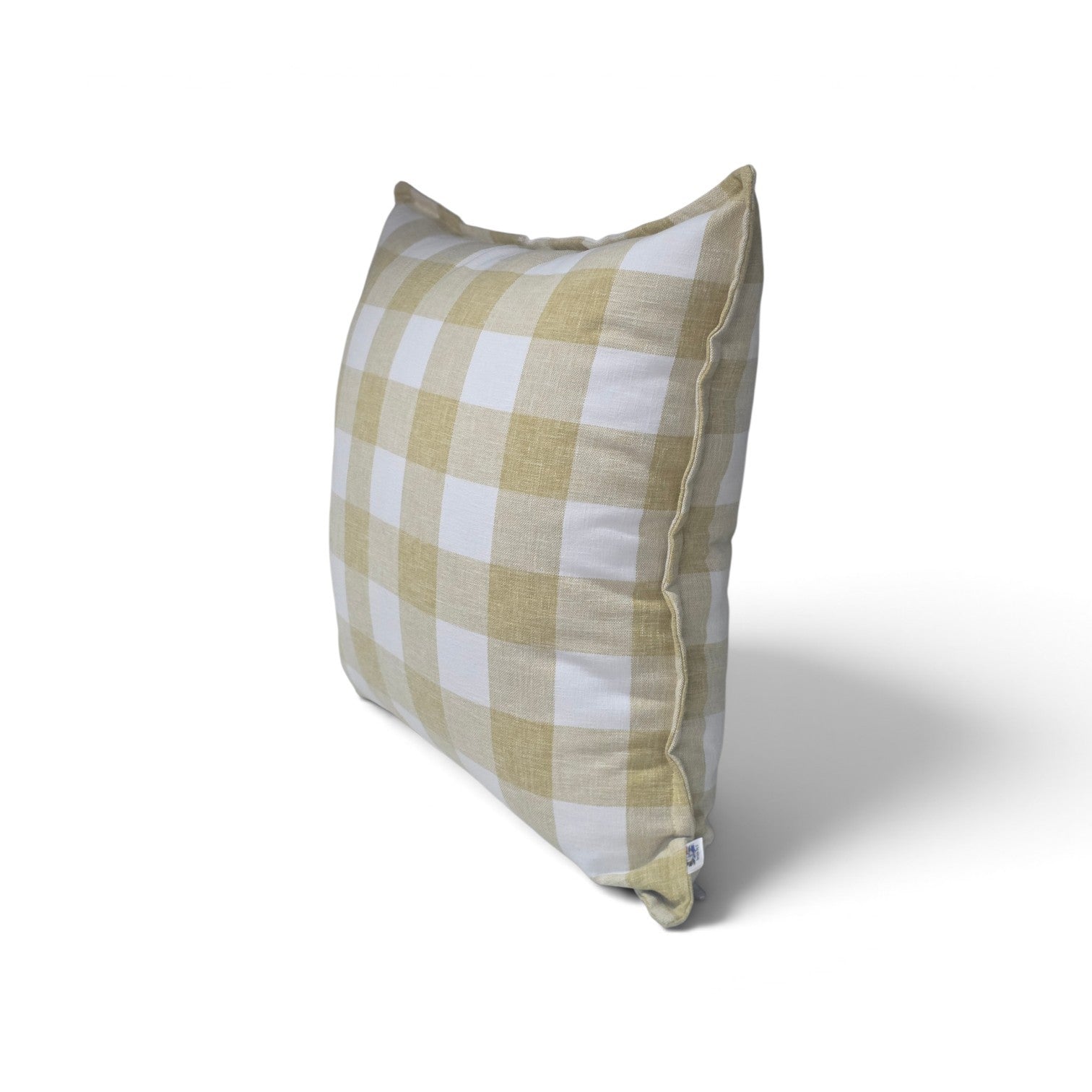 Harvest beige check scatter